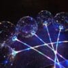 led ışıklı şeffaf balon