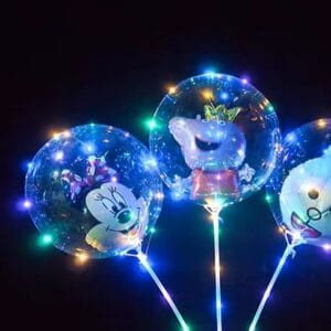 ışıklı balon figürlü