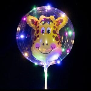 ışıklı balon karakter