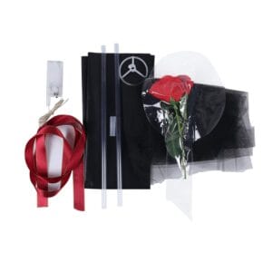 ışıklı balon gül