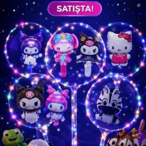ışıklı balon karakter