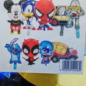 ışıklı balon karakter